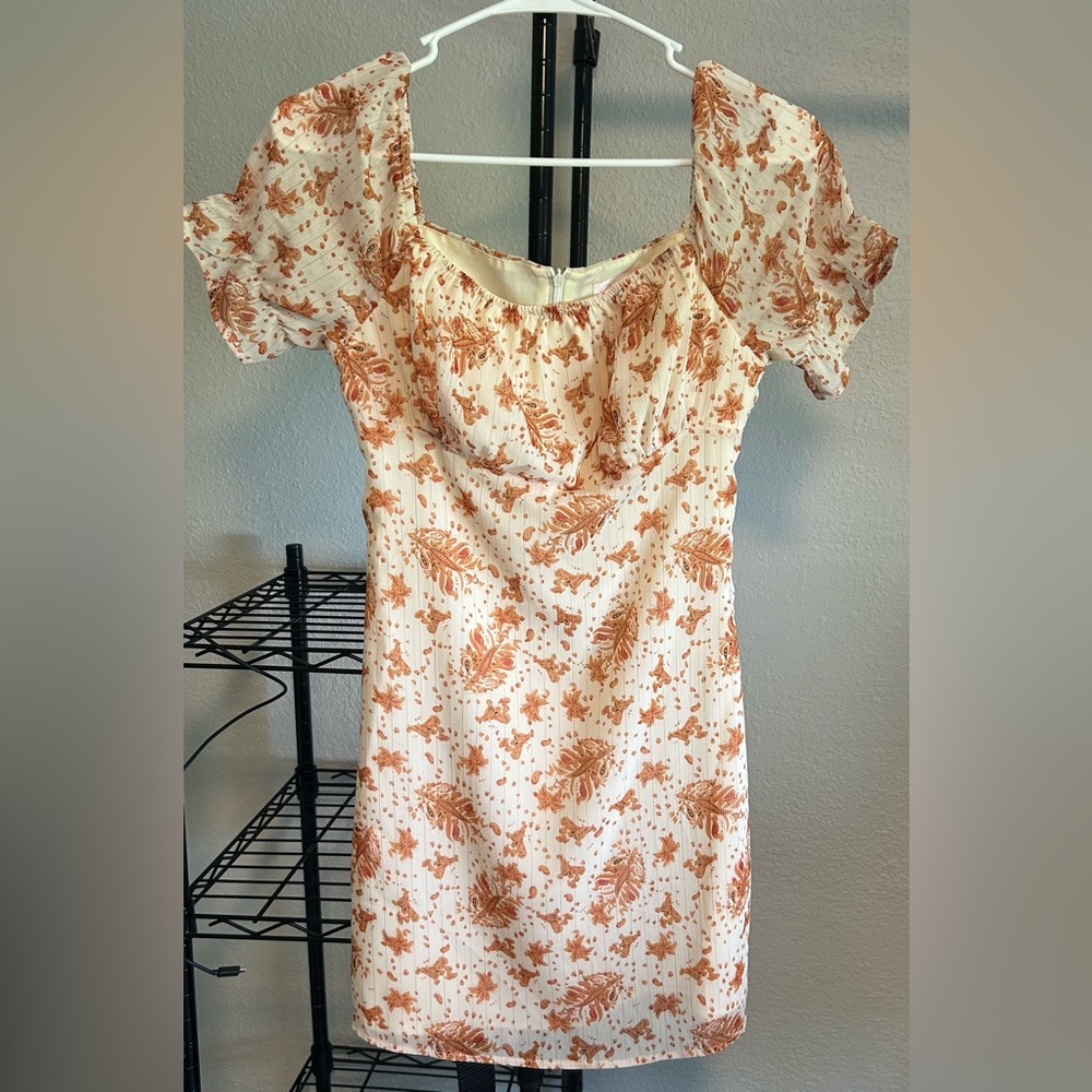 Pink Lily XS Fall Mini Dress